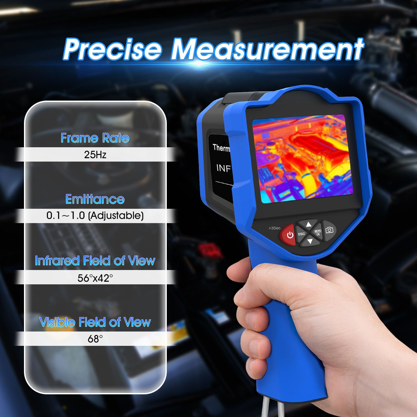 256x192 Thermal Camera 25Hz Ha - Thermal Imaging Camera 256X192 ulasan dan harga